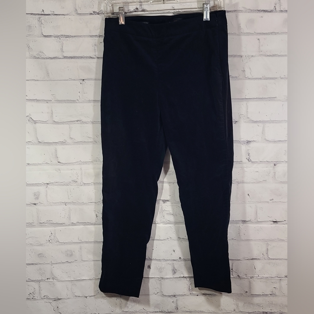 Talbots Chatham Black Velvet Ankle Pants Sz 4P